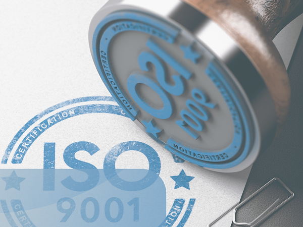 Siamo certificati ISO 9001:2015!