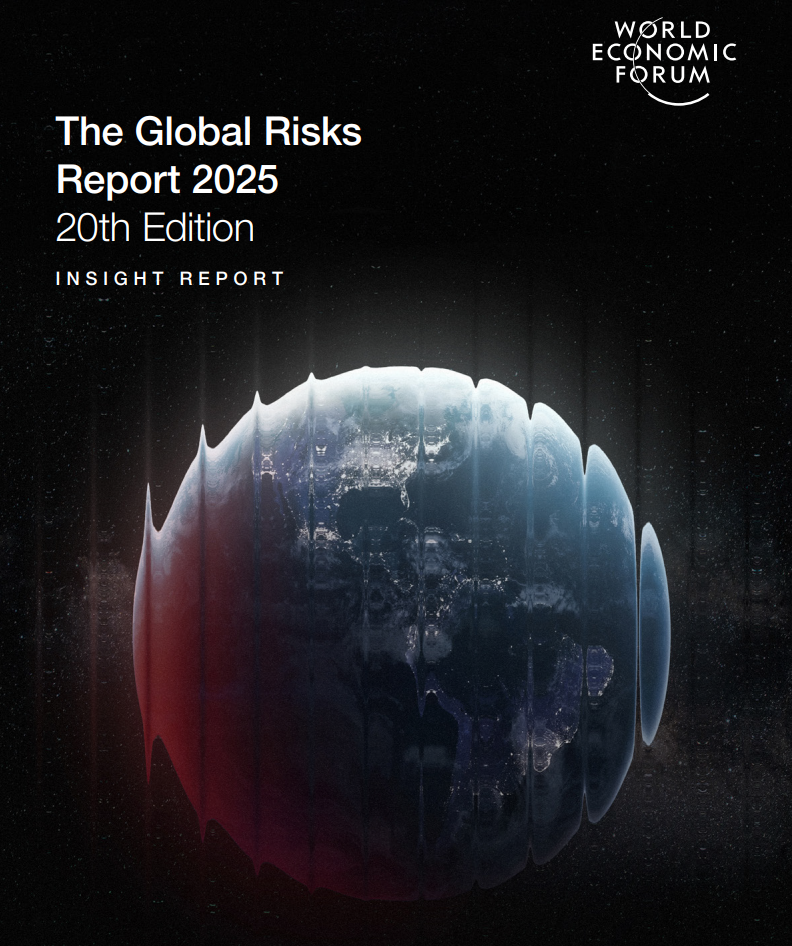 Il "Global Risks Report 2025" del World Economic Forum analizza i rischi globali attraverso tre orizzonti temporali: immediato (2025), breve-medio termine (fino al 2027) e lungo termine (fino al 2035). 